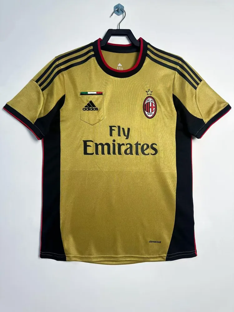 AC Milan 2013/2014 Retro AC Milan Visitante Camiseta de fútbol 2013/2014