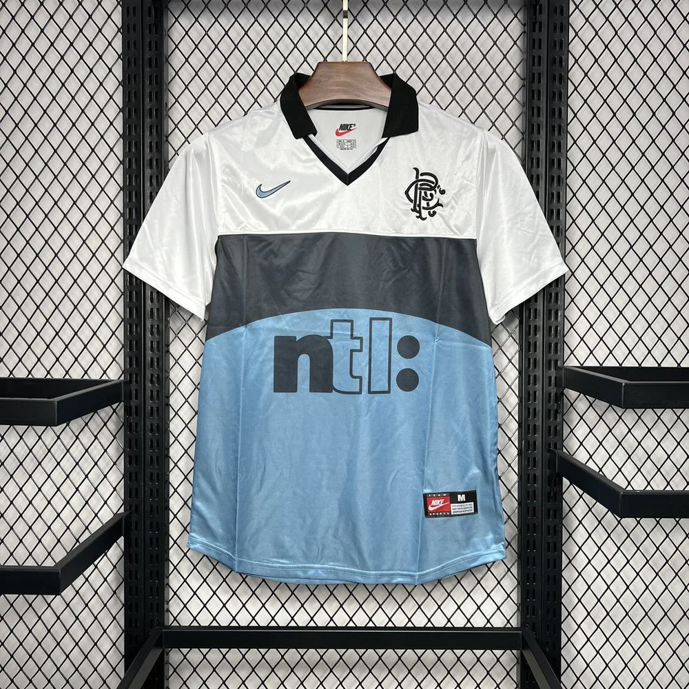 Rangers 1999/2000 Retro Rangers Visitante Camiseta de fútbol 1999/2000
