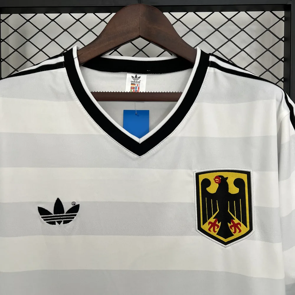 Germany 1984 Retro Soccer Jersey Germany Away 1984 — 2
