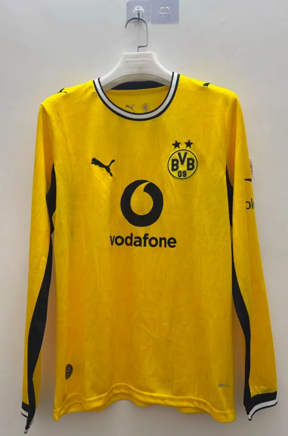 Borussia Dortmund 2026/2027 Long Sleeve Dortmund Home Football Shirt 2026/27