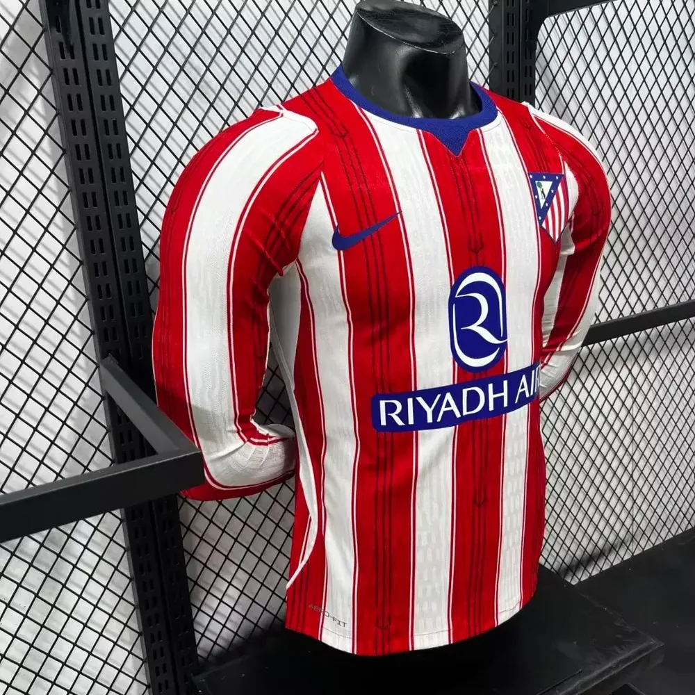 Atlético Madrid 2026/2027 Manga larga Versión jugador Atletico Madrid Local Camiseta de fútbol 2026/27 — 4