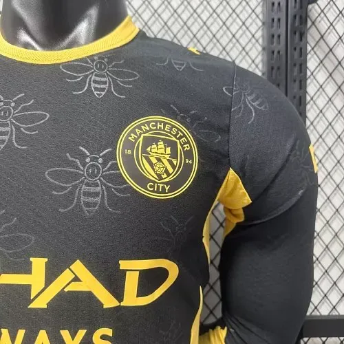 Manchester United 2026/2027 Manga larga Versión jugador Manchester United Visitante Camiseta de fútbol 2026/27 — 7