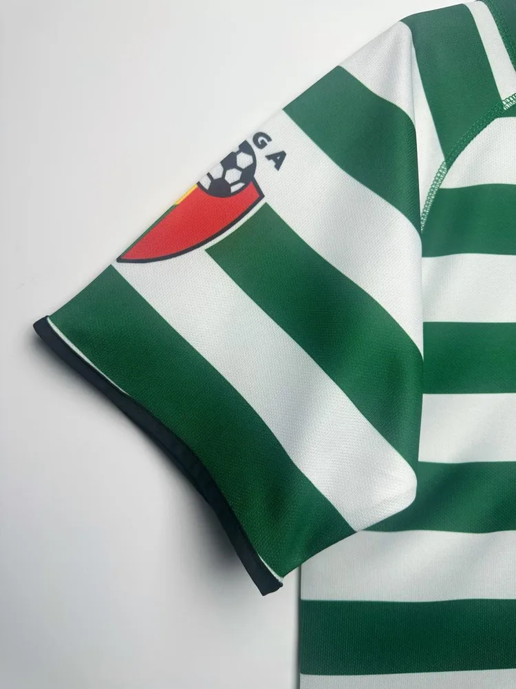 Sporting Lisbon 2003-2004 Retro Sporting Lisbon Home Football Shirt 2003/2004 — 6