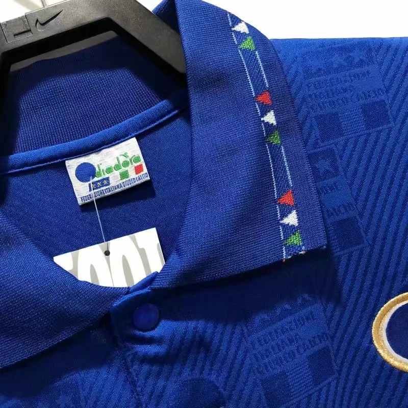 Italy 1994 Retro FIFA Italy Home Soccer Shirt 1994 — 5