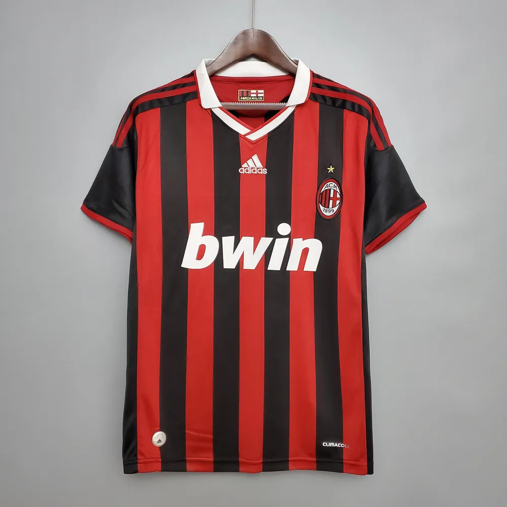 AC Milan 2009/2010 Retro AC Milan Local Camiseta de fútbol 2009/2010