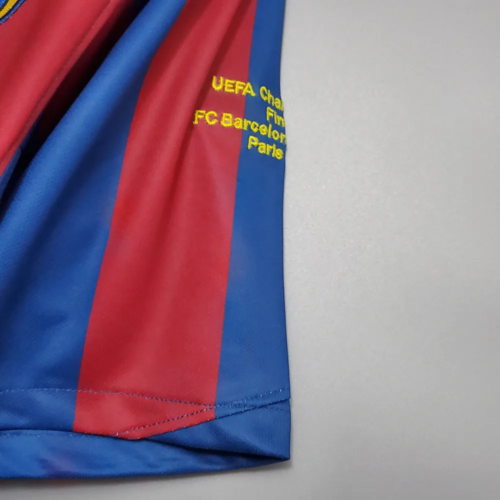 Barcelona 2005/2006 Retro Barcelona Local Camiseta de fútbol UEFA Champions League 2005/2006 — 7