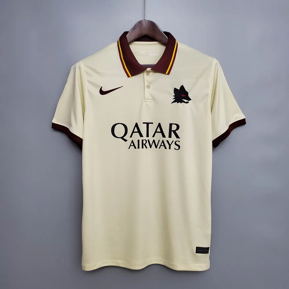 AS Roma 2020/2021 Retro Roma Visitante Camiseta de fútbol 2020/2021