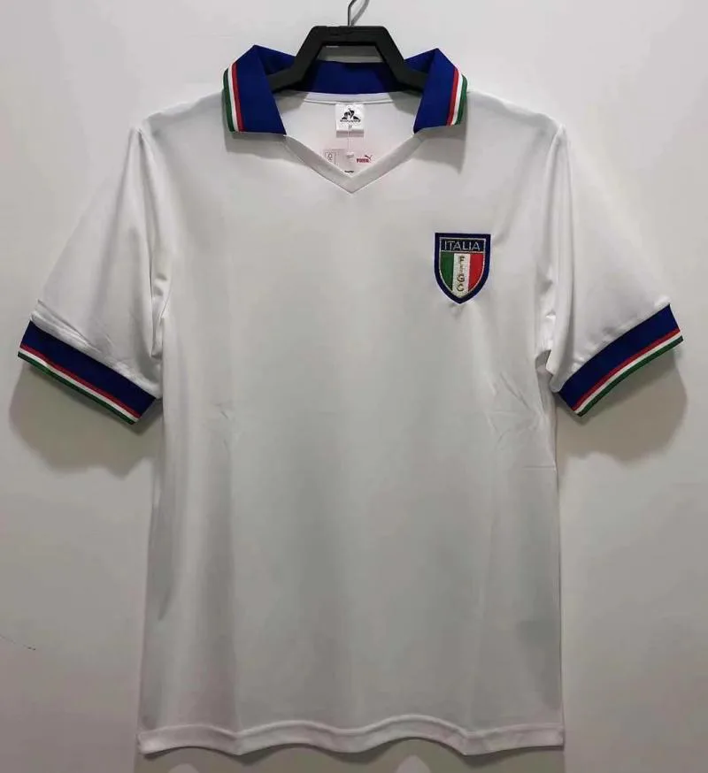 Italy 1982 Retro FIFA Italy Visitante Camiseta de fútbol 1982