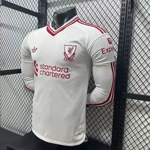 Liverpool 2026/2027 Long Sleeve Player Version Liverpool Away Football Jersey 2026/27 — 4