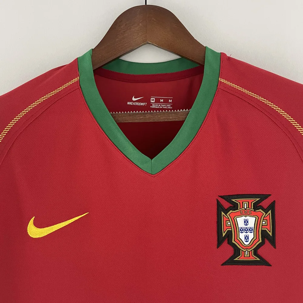 Portugal 2006 Retro Portugal Home Football Shirt 2006 — 3