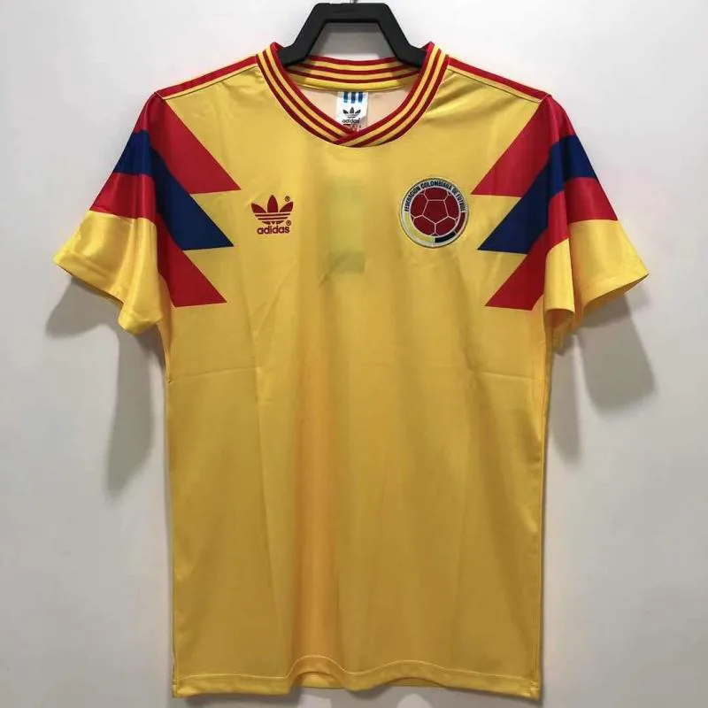 Colombia 1990 Retro Colombia Local Camiseta de fútbol 1990