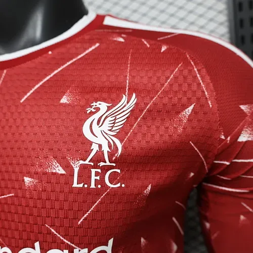 Liverpool 2026/2027 Long Sleeve Player Version Liverpool Home Football Jersey 2026/27 — 4