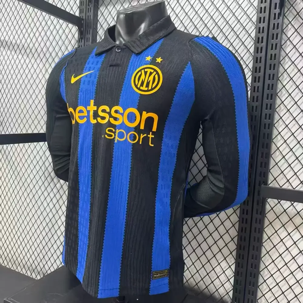 Inter Milan 2026/2027 Manga larga Versión jugador Inter Milan Local Camiseta de fútbol 2026/27 — 4