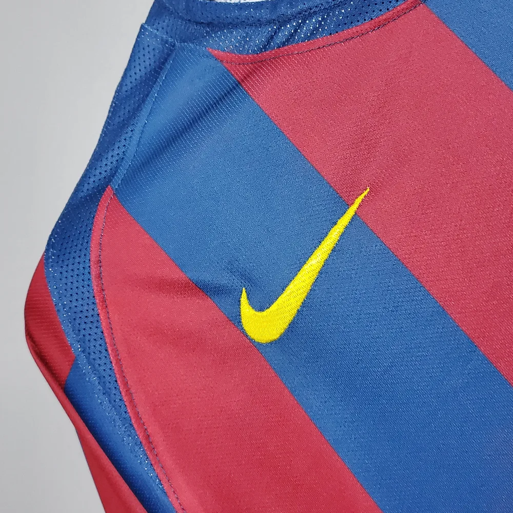Barcelona 2005/2006 Retro Barcelona Local Camiseta de fútbol UEFA Champions League 2005/2006 — 3