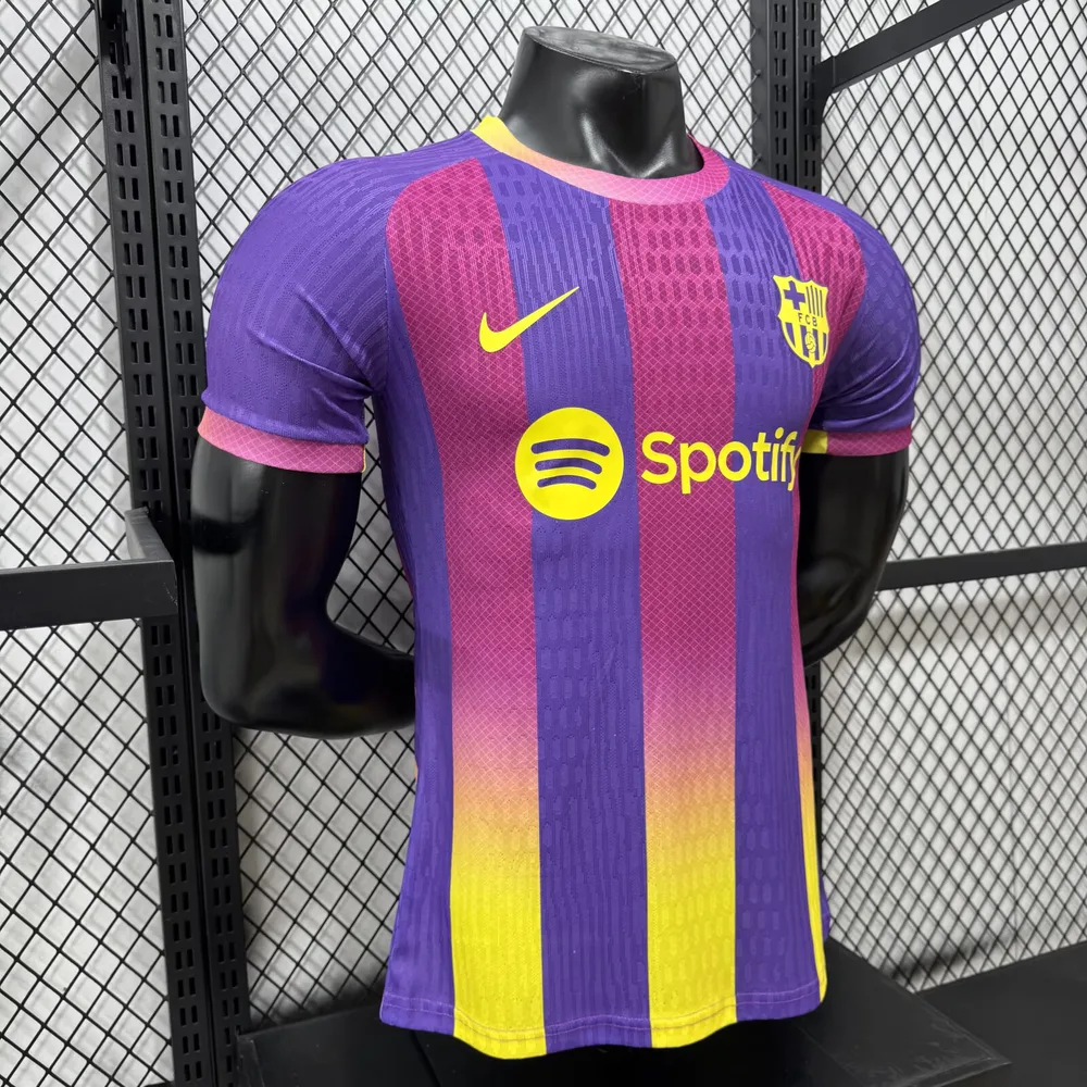 Barcelona 2026/2027 Player Version Barcelona Special Edition Red Purple Football Jersey 2026/27 — 3