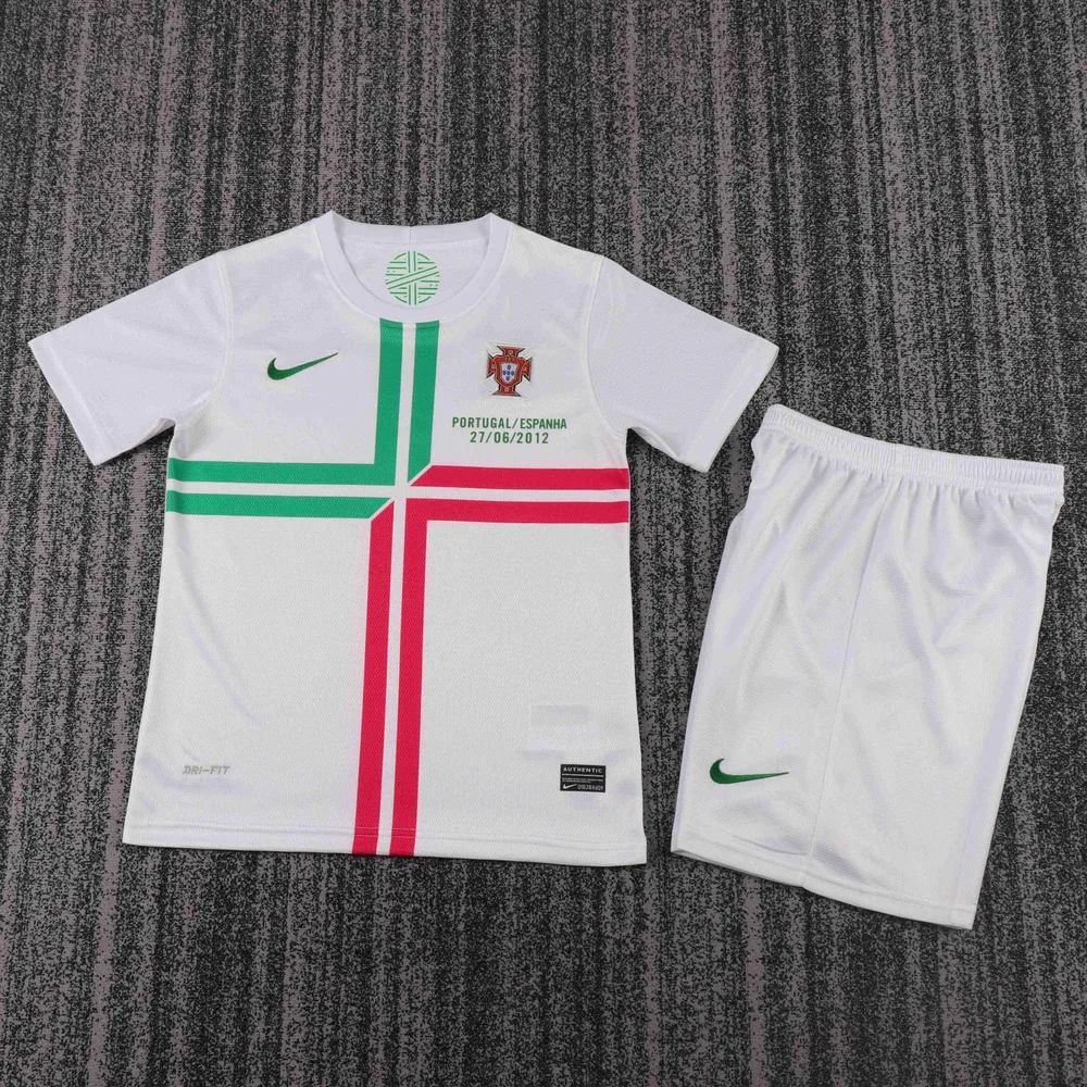 Portugal 2012 Retro Portugal Away Football Shirt Kids Size 2012