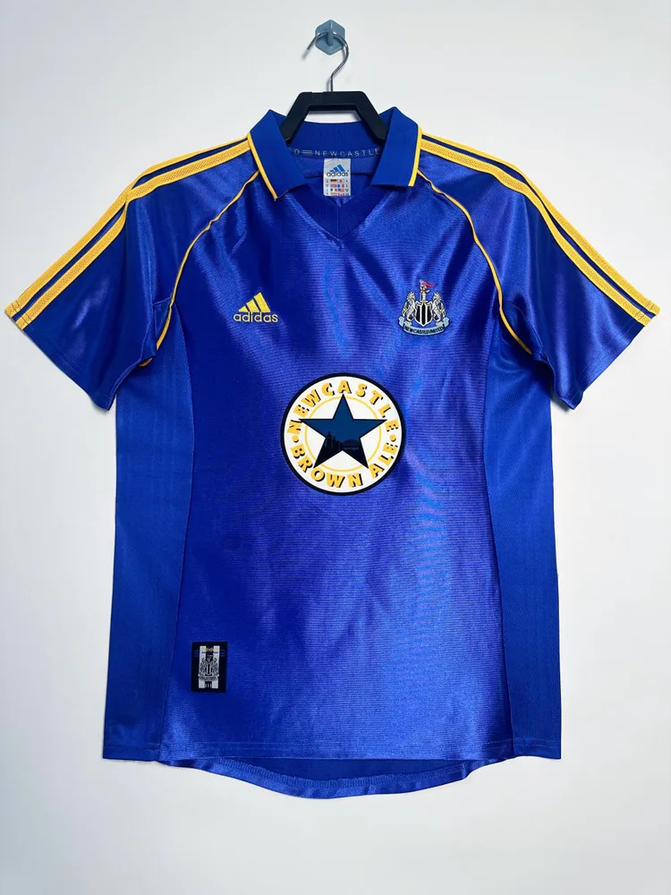Newcastle 1998-1999 Retro Newcastle United Visitante Camiseta de fútbol 1998/1999