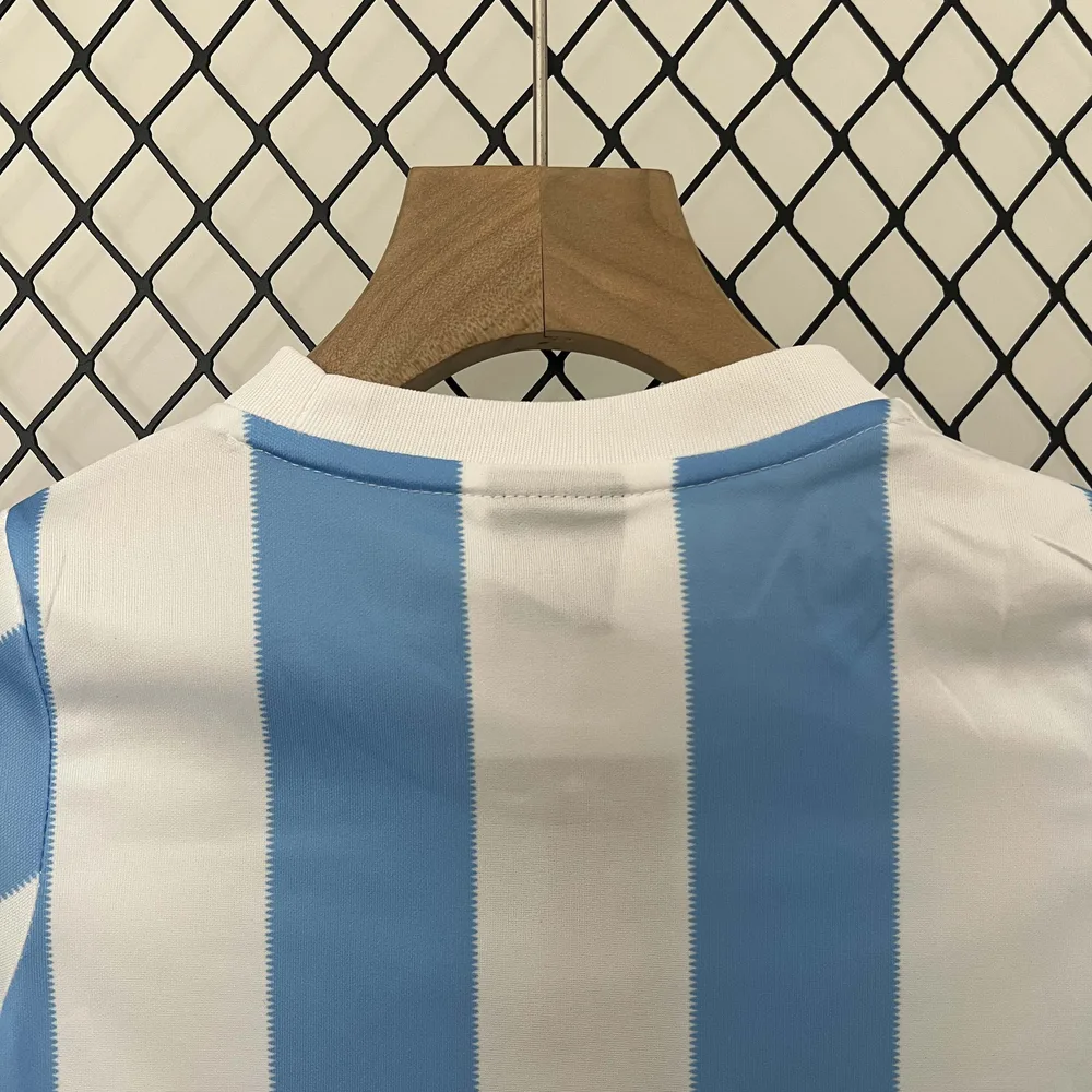 Argentina 1986 Retro Argentina National Team Home Football Shirt Kids Size 1986 — 6