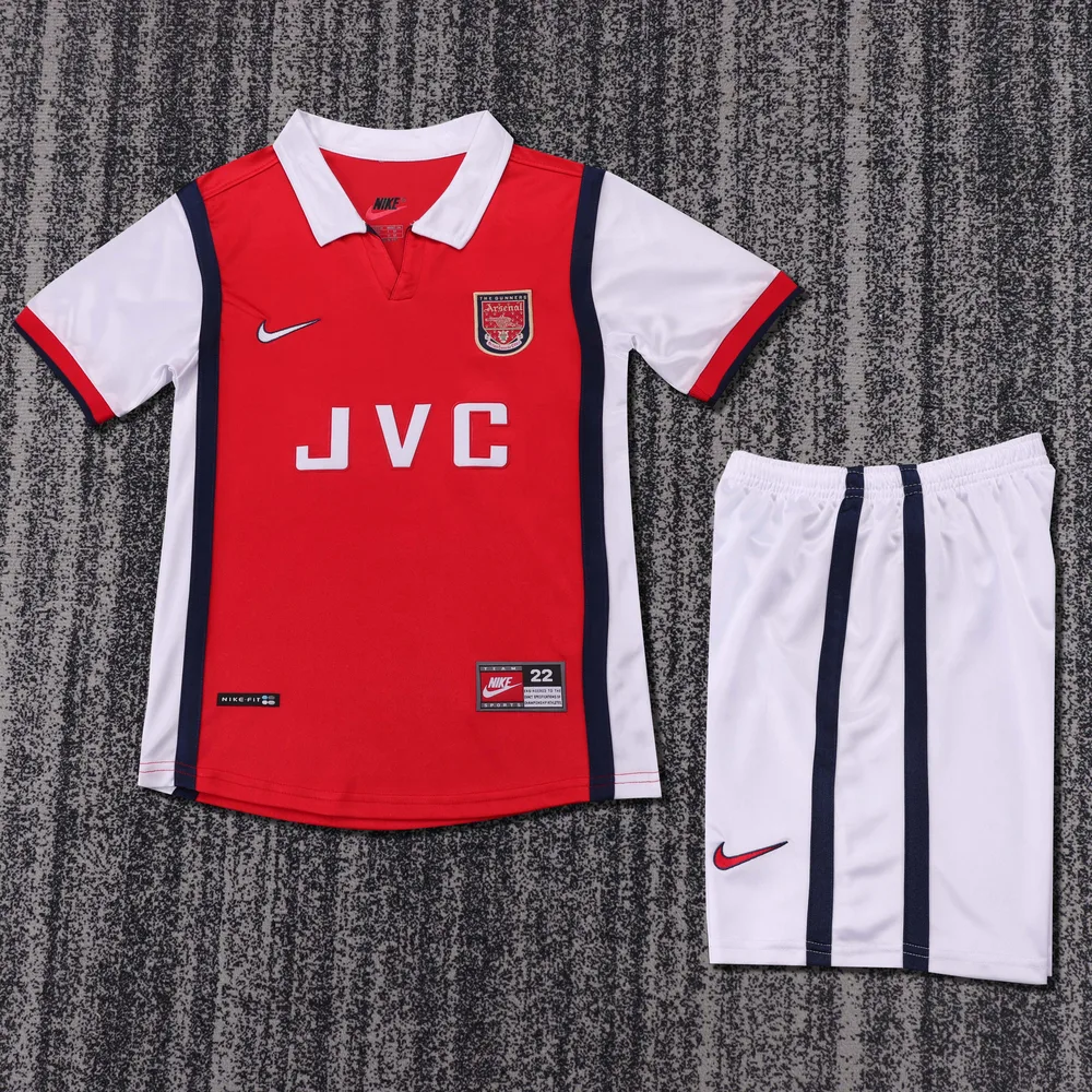 Arsenal 1998-1999 Retro Arsenal Local Camiseta de fútbol Talla infantil 1998/1999