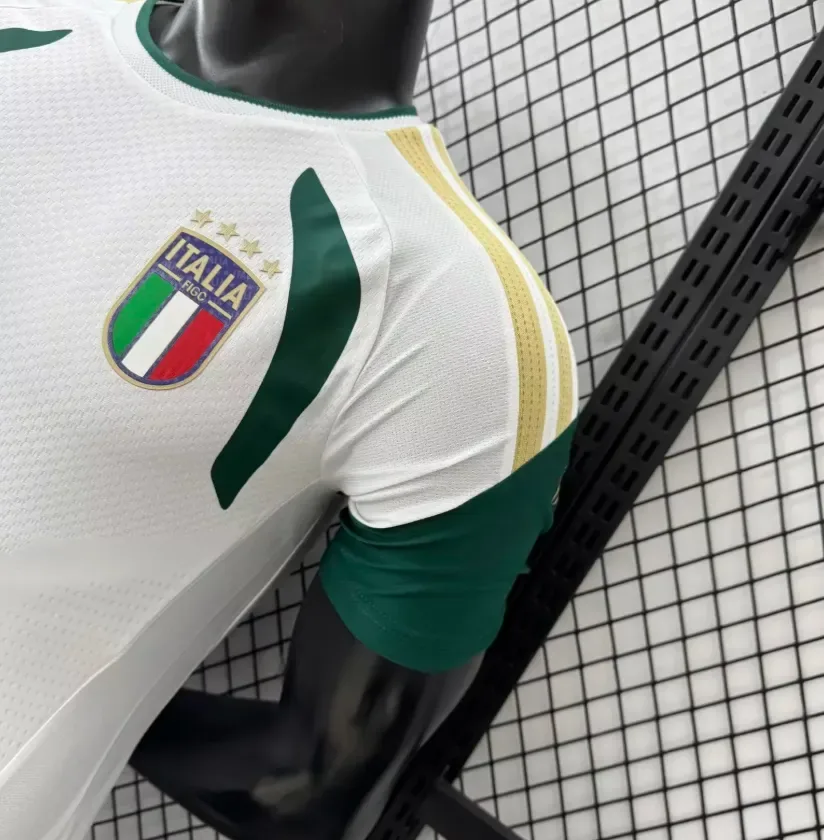 Italy 2026/2027 Player Version Italy Training Suit White Football Jersey 2026/27 — 8