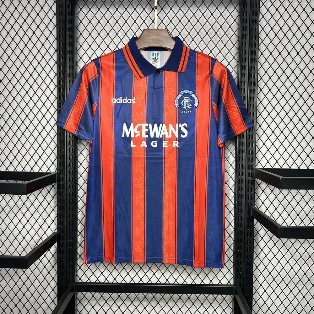Rangers 1993/1994 Retro Rangers Visitante Camiseta de fútbol 1993/1994