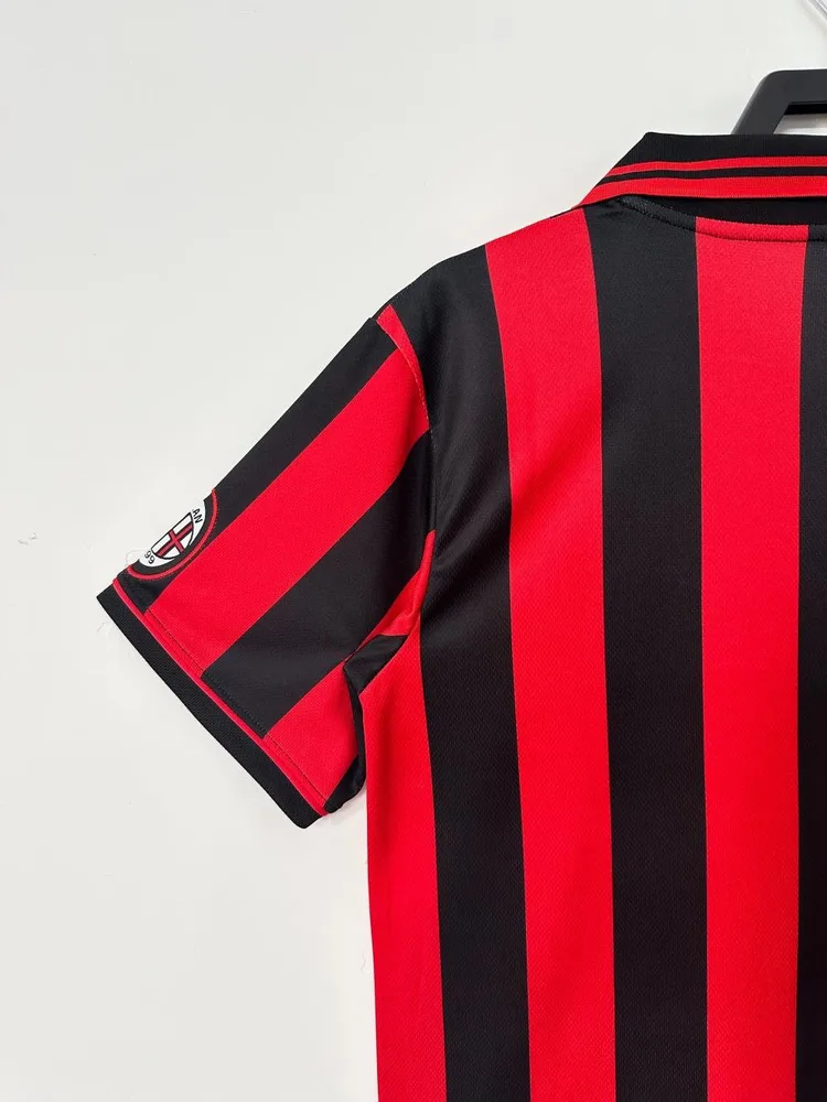 AC Milan 1996/1997 Retro AC Milan Home Football Shirt 1996/1997 — 8