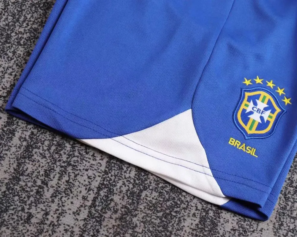 Brazil 2004 Retro Brazil Local Camiseta de fútbol Talla infantil 2004 — 9