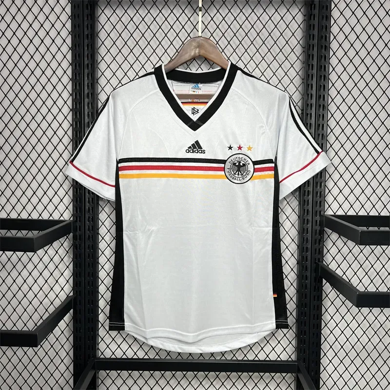 Germany 1998 Retro Germany Home Soccer Jersey 1998 — 1