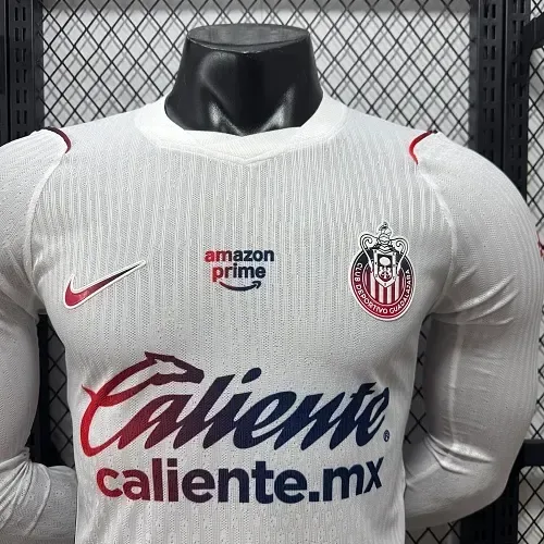 Chivas 2026/2027 Manga larga Versión jugador Chivas Visitante Camiseta de fútbol 2026/27 — 7