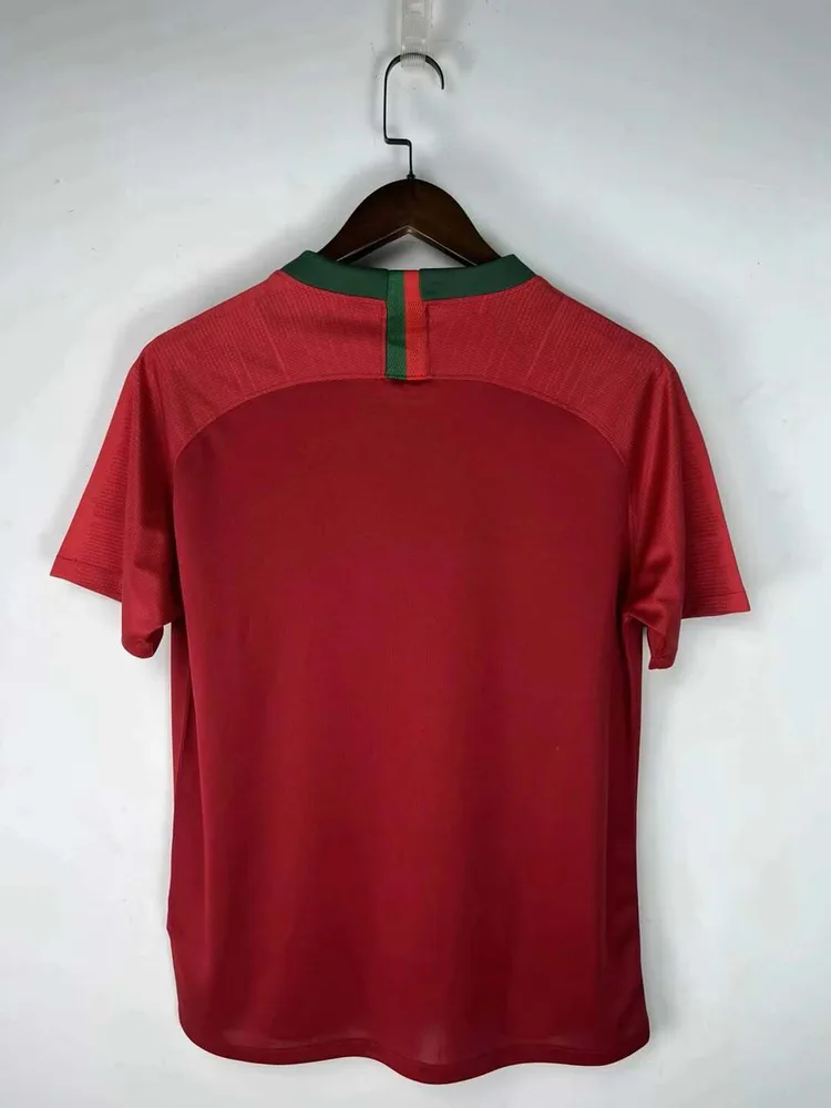Portugal 2018 Retro Portugal Home Football Shirt 2018 — 2