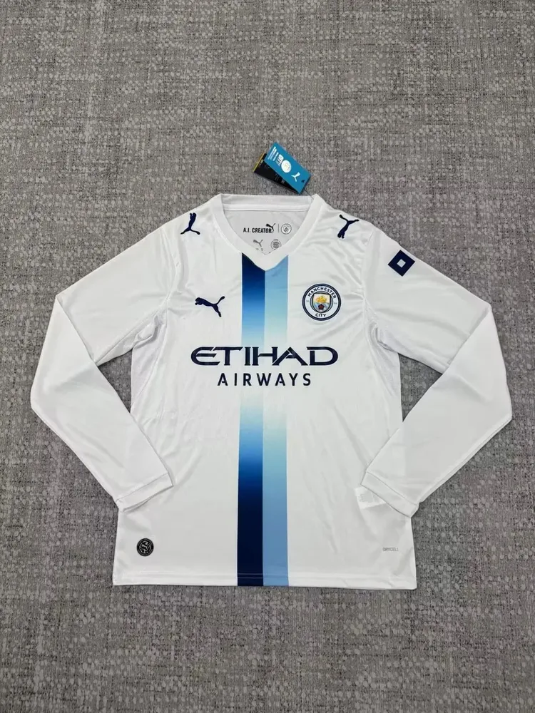 Manchester City 2026/2027 Long Sleeves Manchester City Third Away Football Jersey 2026/27
