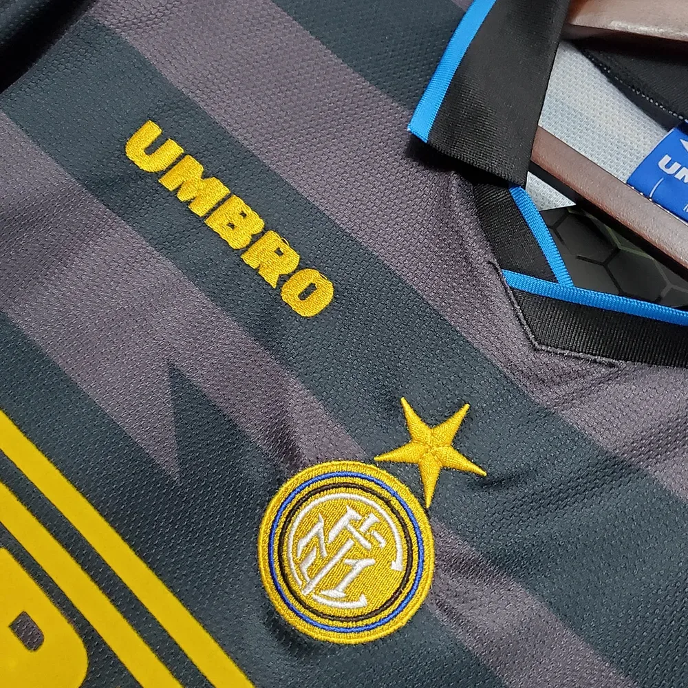 Inter Milan 1997/1998 Retro Internazionale Milan Away Football Jersey 1997/1998 — 4
