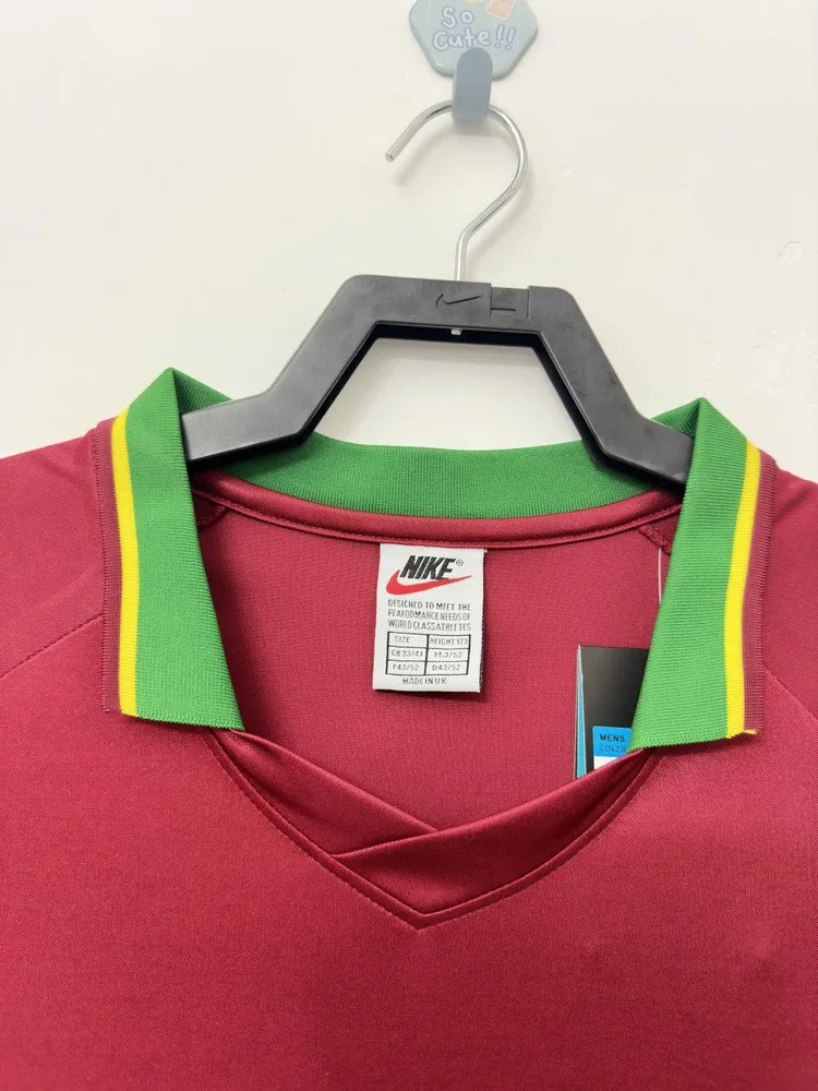 Portugal 1998 Retro Portugal Home Football Shirt 1998 — 3