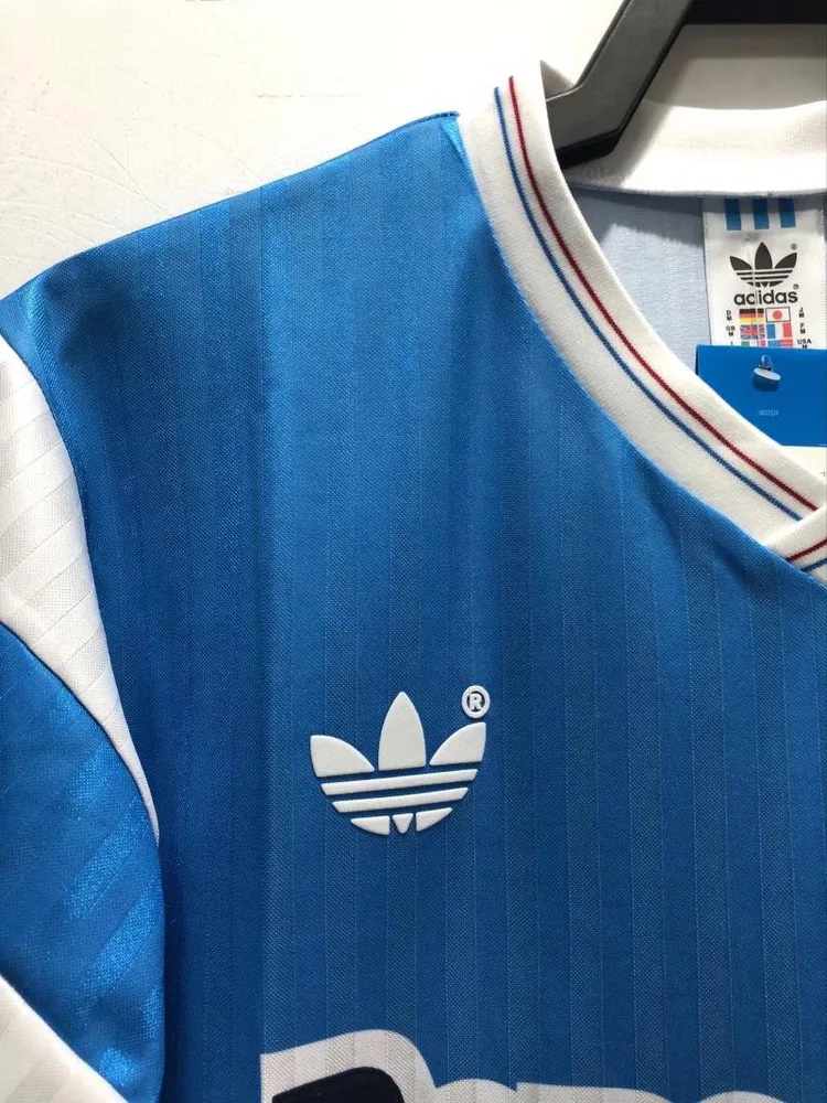 Marseille 1990 Retro Olympique de Marseille Visitante Camiseta de fútbol 1990 — 3