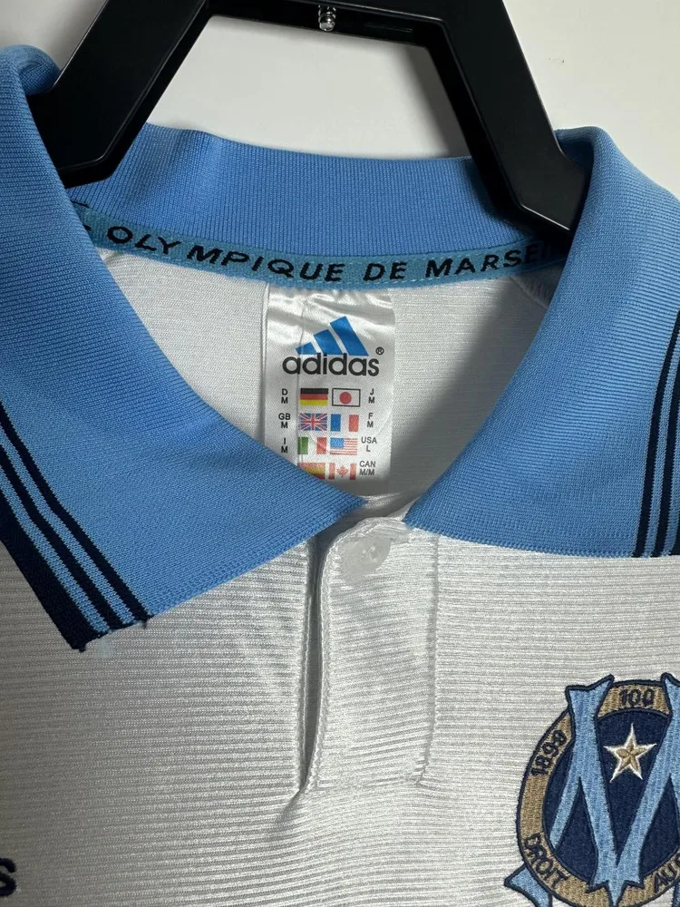 Marseille 1998-1999 Retro Olympique de Marseille Local Camiseta de fútbol 1998/1999 — 3