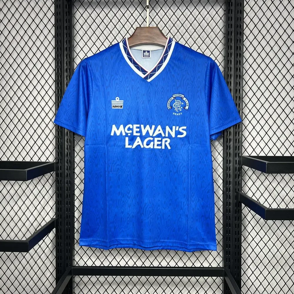 Rangers 1990/1992 Retro Rangers Local Camiseta de fútbol 1990/1992