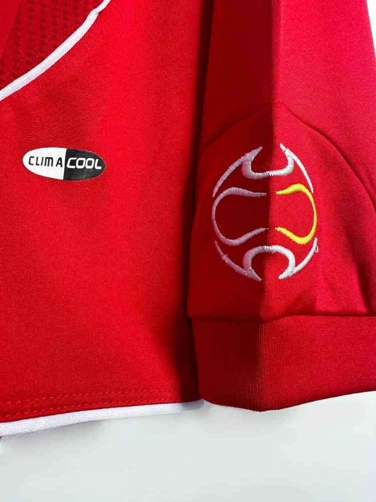 Liverpool 2006/2008 Retro Liverpool Champions League version Local Football Manga larga Jersey 2006/2008 — 12