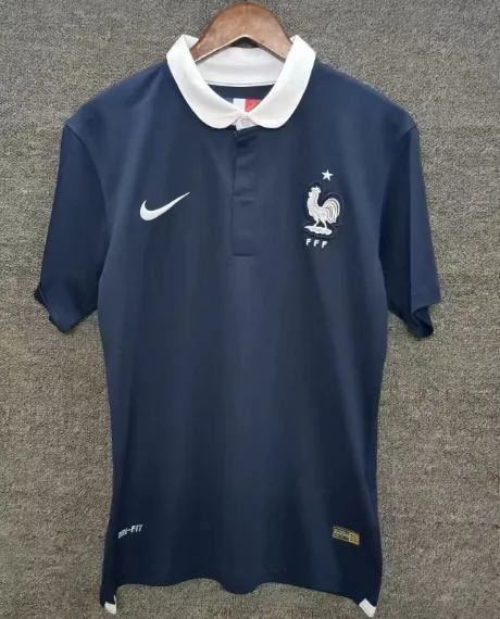 France 2014 Retro France Home Football Shirt 2014