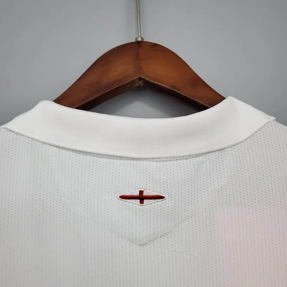 England 2006 Retro England Home Soccer Jersey 2006 — 7