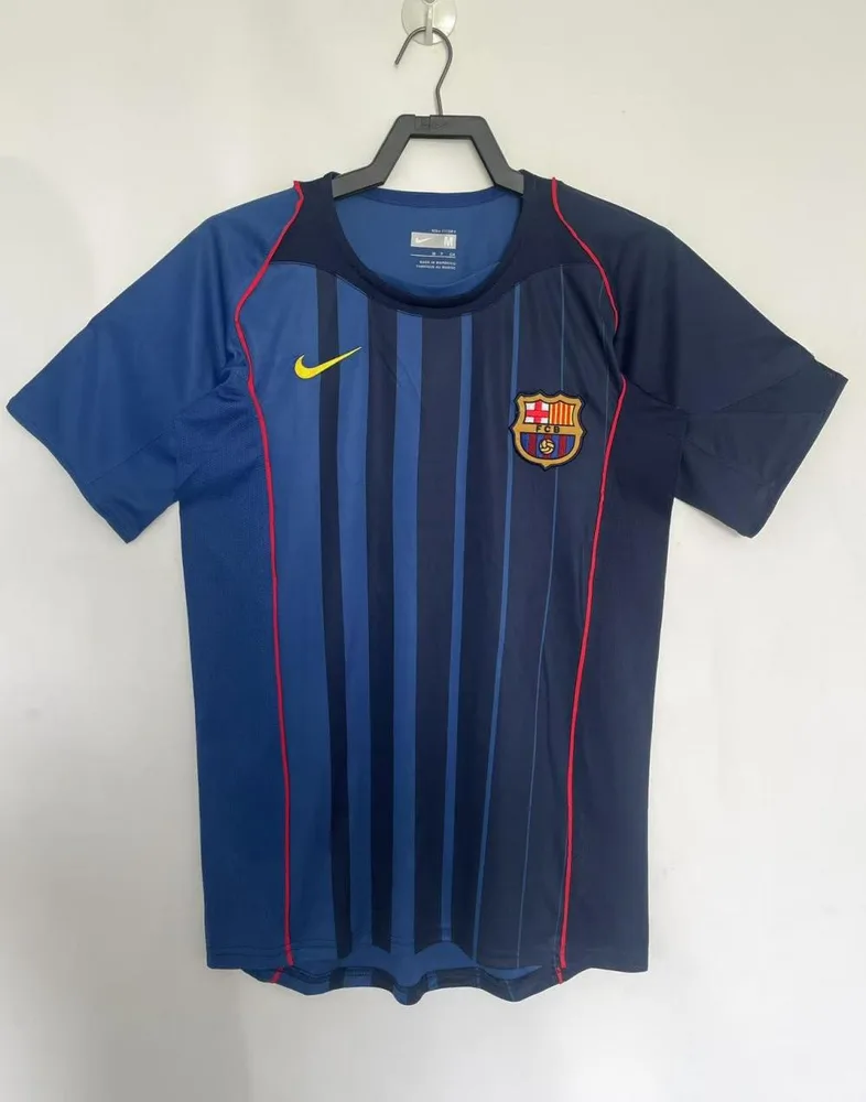 Barcelona 2004/2005 Retro Barcelona Visitante Camiseta de fútbol 2004/2005