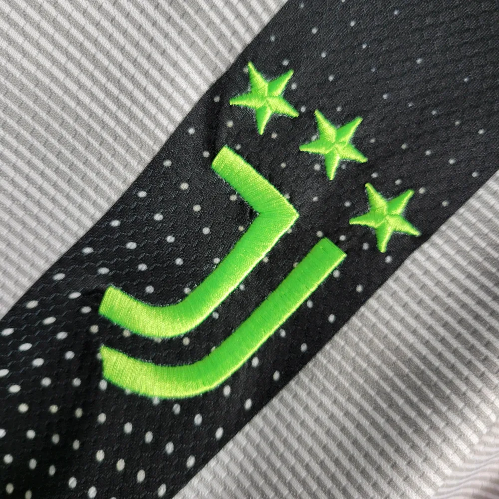 Juventus 2019/2020 Retro Juventus Joint Edition Black and White Stripes Soccer Jersey 2019/2020 — 5