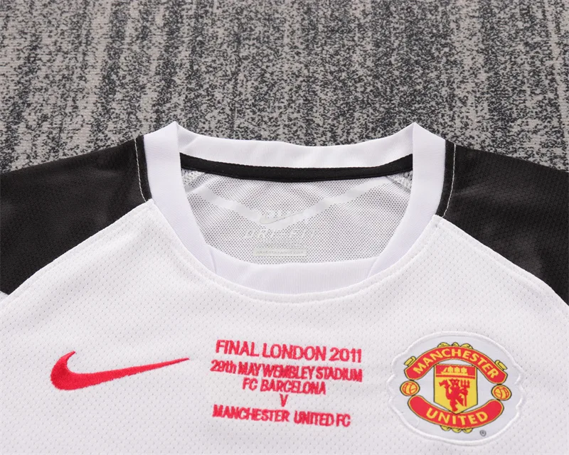 Manchester United 2011/2012 Retro Manchester United Visitante Camiseta de fútbol Talla infantil 2011/2012 — 3