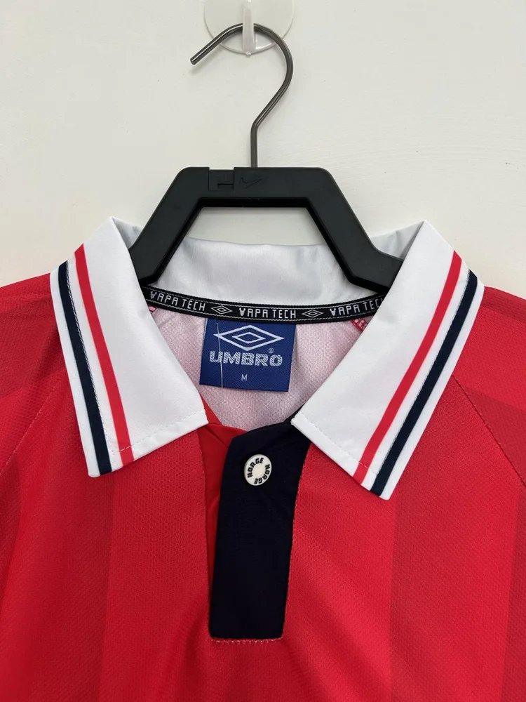 Norway 1998-1999 Retro Norway National Team Home Football Shirt 1998/1999 — 3