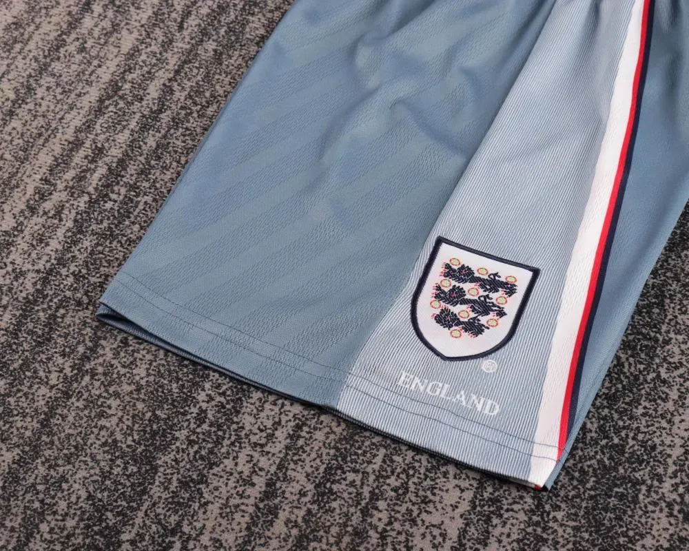England 1996 Retro England Visitante Camiseta de fútbol Talla infantil 1996 — 8