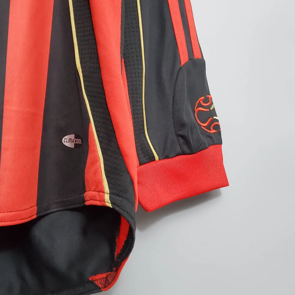 AC Milan 2006/2007 Retro Long Sleeve AC Milan Home Football Shirt 2006/2007 — 7