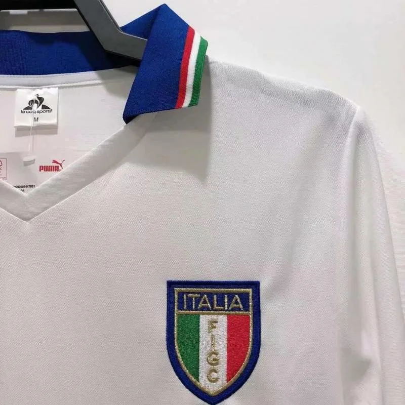 Italy 1982 Retro FIFA Italy Visitante Camiseta de fútbol 1982 — 3