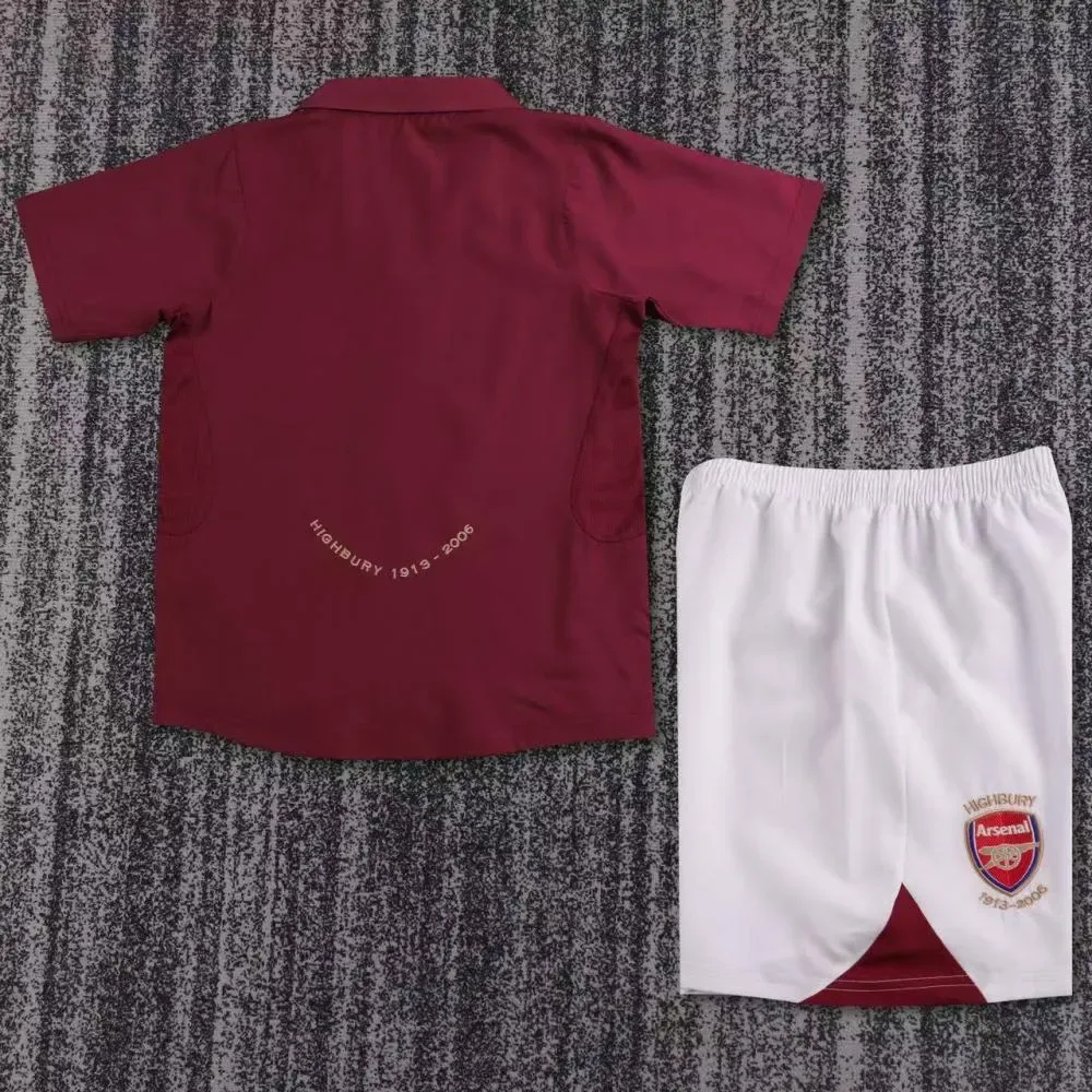 Arsenal 2005-2006 Retro Arsenal Local Camiseta de fútbol Talla infantil 2005/2006 — 2