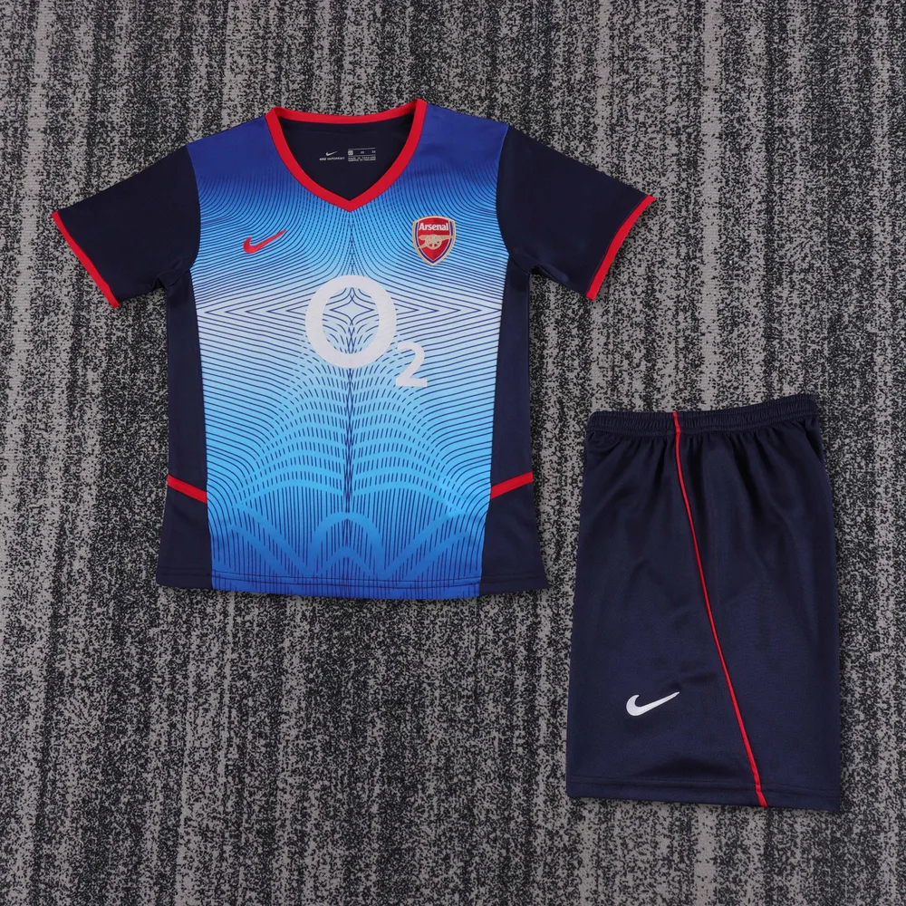 Arsenal 2002-2004 Retro Arsenal Visitante Camiseta de fútbol Talla infantil 2002/2004