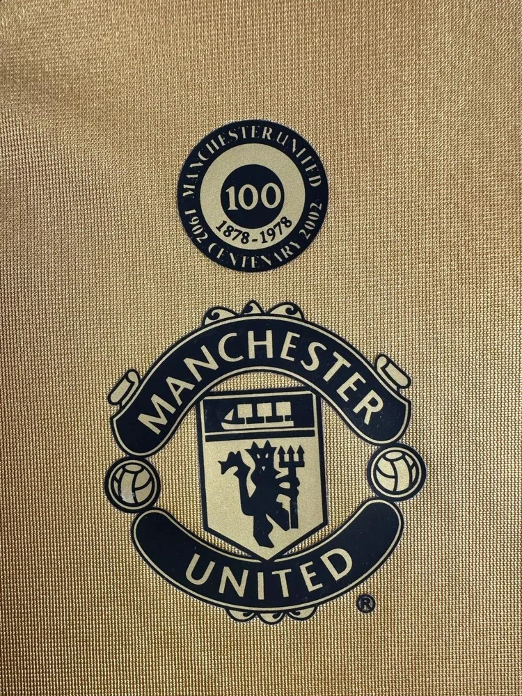 Manchester United 2001-2002 Retro Manchester United Double-sided Centennial Edition Football Shirt 2001/2002 — 6