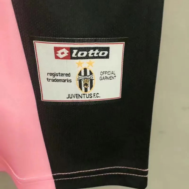 Juventus 2002/2003 Retro Juventus Pink Camiseta de fútbol 2002/2003 — 6